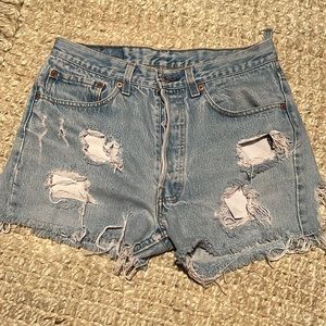90s Vintage Levi’s 501 Denim Shorts